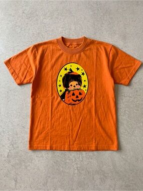 Monchhichi Halloween Pumpkin Orange Graphic T-Shirt